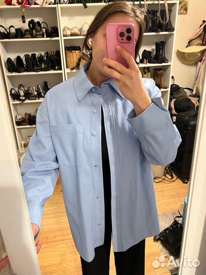 Кожаная рубашка