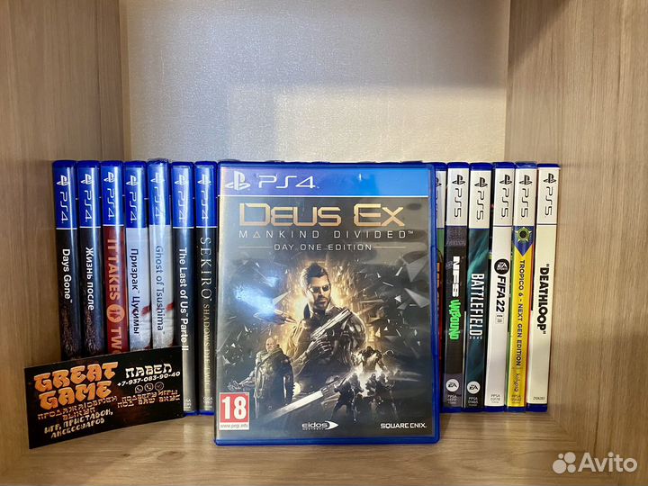 Игры PS4: Deus Ex: Mankind Divided (Русская версия