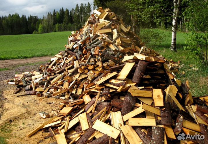 Дрова в чурках