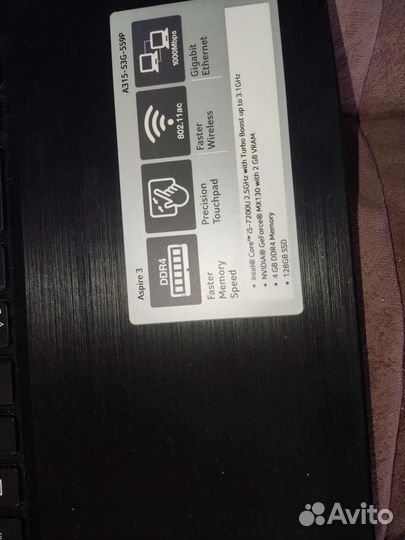Ноутбук acer Aspire 3