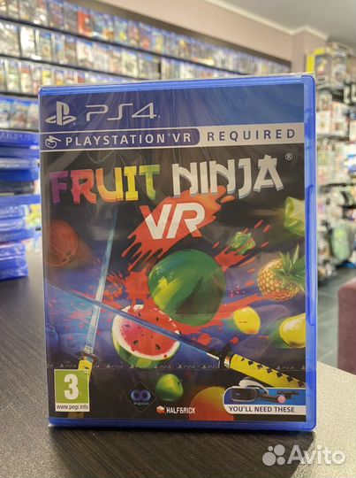 Fruit Ninja (только для PS VR) (PS4, английская ве