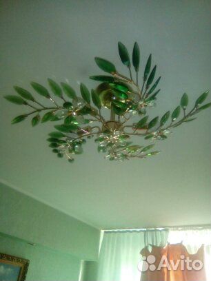 Люстра потолочная + бра