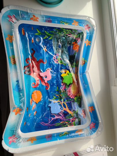 Детский развивающий водный коврик для детей