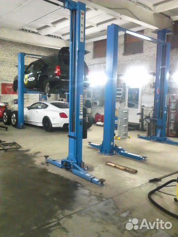Установка автомобильных подъемников
