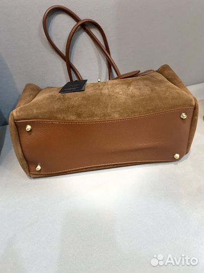 Роскошная эамшевая сумка из Италии