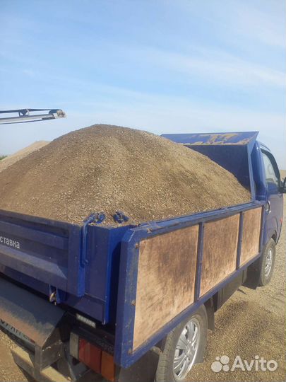 Песок, щебень