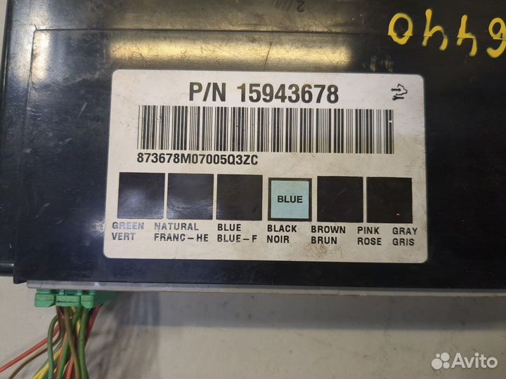 Блок комфорта Cadillac Escalade 3, 2007