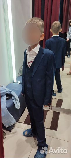 Школьный костюм для мальчика 140