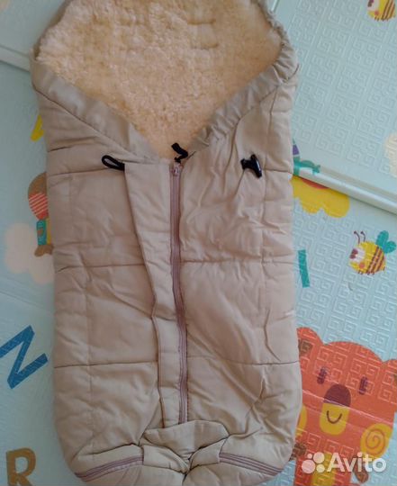 Зимний конверт в коляску Mansita