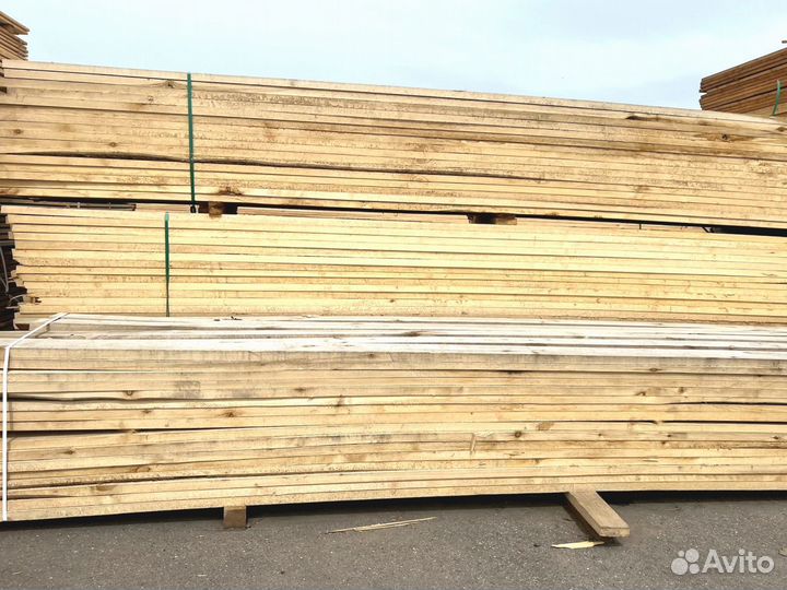 Доска обрезная 40х100х6000мм с доставкой