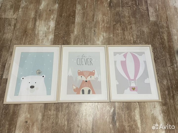 Рамки с постерами для детской Икеа 50x70