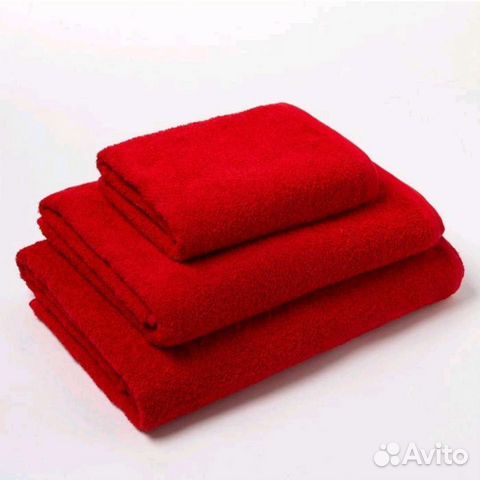 Красные полотенца