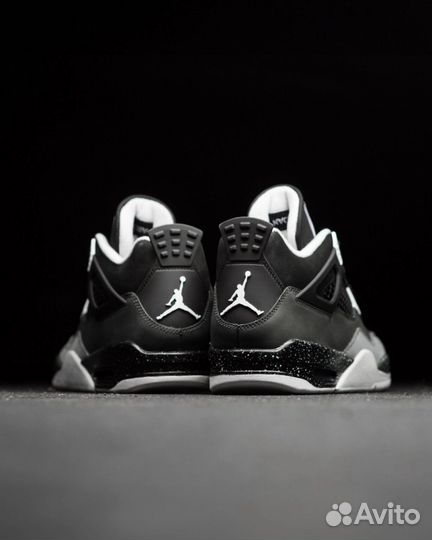 Кроссовки Air jordan retro 4 зимние на меху