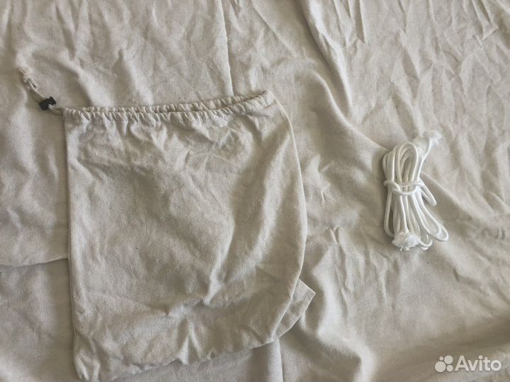 Новый гамак 150х200 бежевый с бахромой