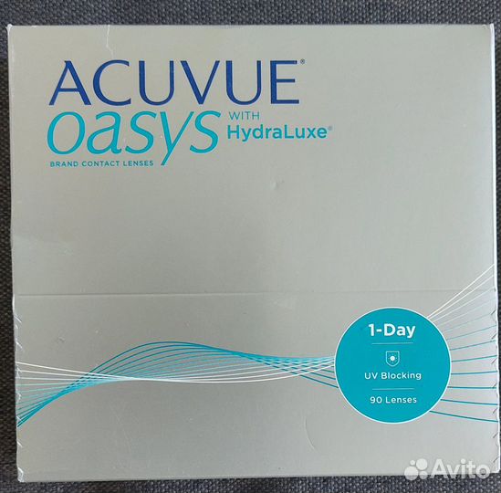 Контактные линзы acuvue oasys 1-Day 90 шт., D -8,0