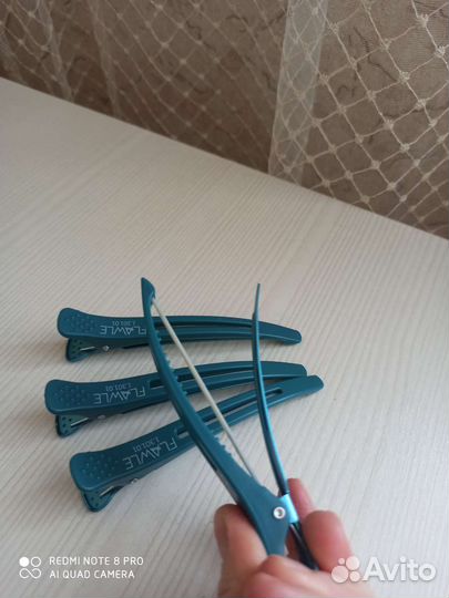 Зажимы новые с силиконовой пластиной