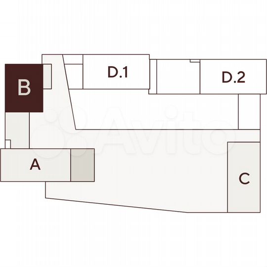 2-к. квартира, 60,8 м², 20/23 эт.