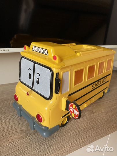 Игрушка автобус гараж кейс Скулби