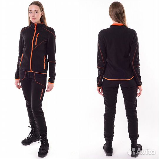 52567 Костюм Рич женский, флис, черный