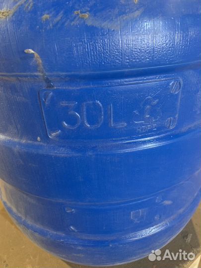 Бочка пластиковая 30 литров. Б/у