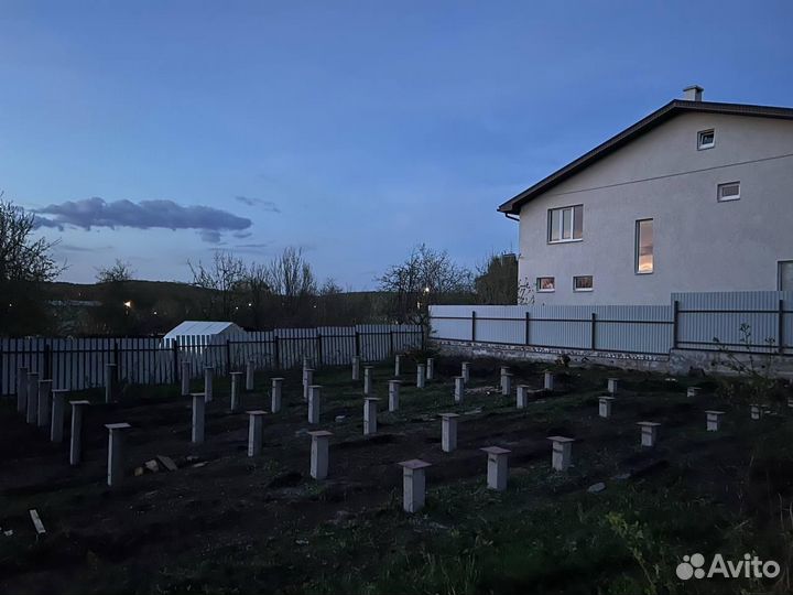 Забивка жб свай / установка свай