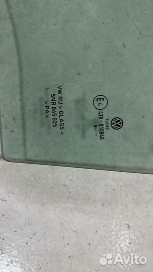 Стекло двери Volkswagen Tiguan заднее левое