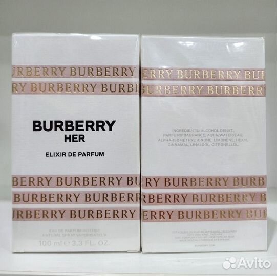 Burberry her elixir de parfum, 50, 100 ml Женский