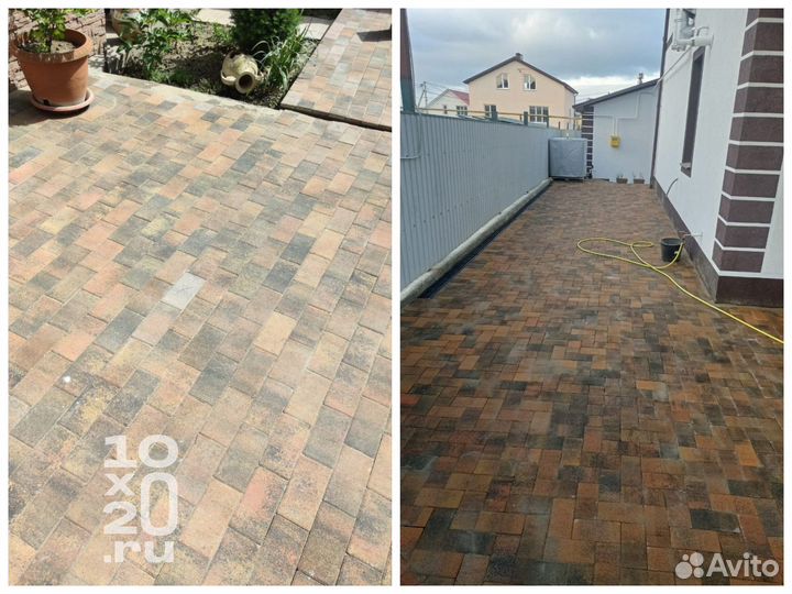 Тротуарная плитка, бордюры, газонная решетка