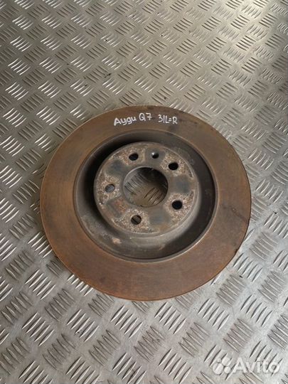 Тормозной диск задний Audi Q7 4M cvmd 2016