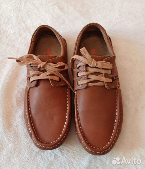 Мокасины новые кожа