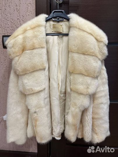 Шуба норковая с капюшоном 46 48 размер