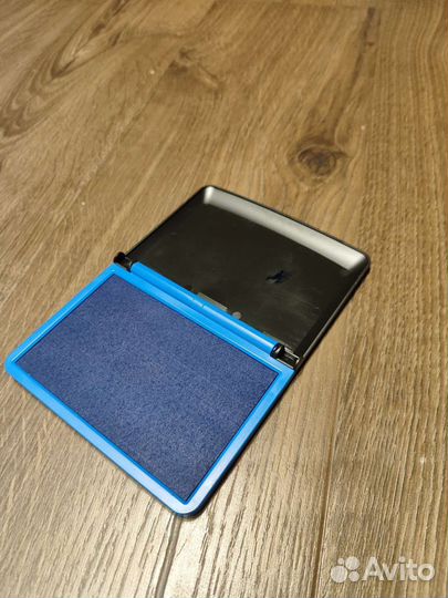 Штемпельная подушка синяя