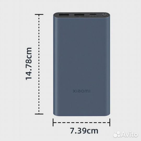 PowerBank Xiaomi 10 000mah 22.5W, черный