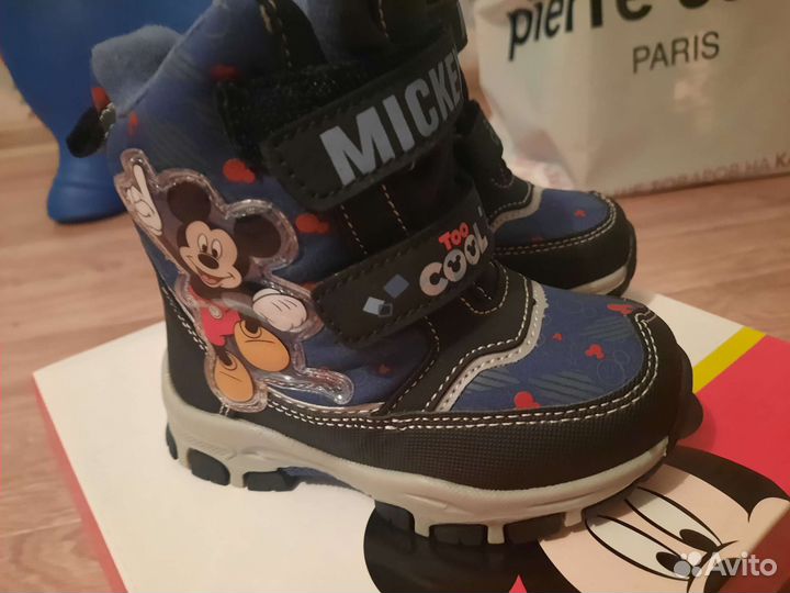 Ботинки демисезонные для мальчика 20 21размер