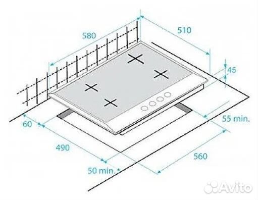 Газовая варочная панель Beko hiaw 64225 SCR, бежев