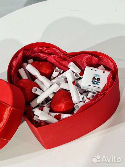 Бокс сердце 51 101 причина почему люблю