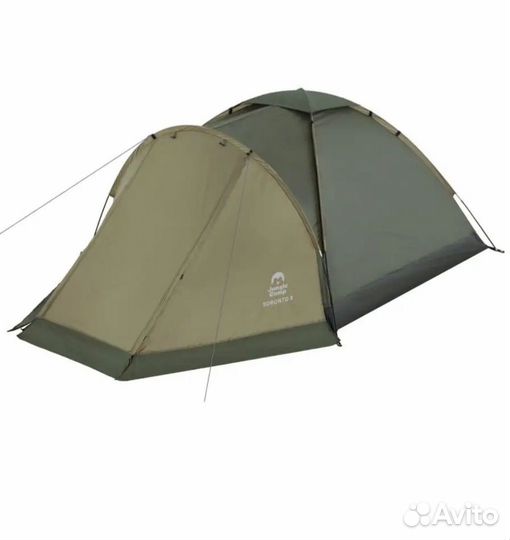 Палатка туристическая 3 местная с тамбуром новая