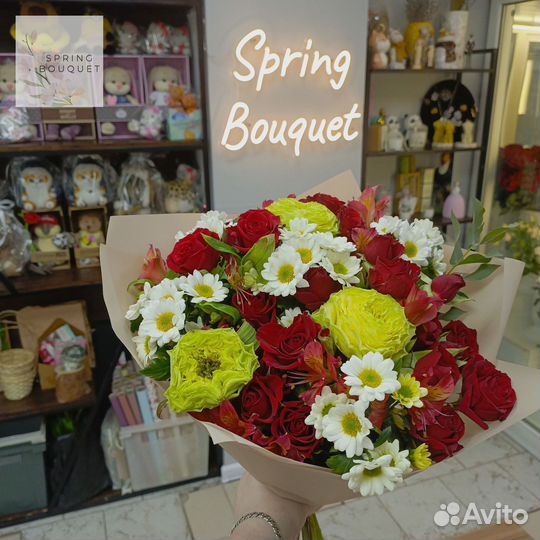 Букет из цветов на 8 марта
