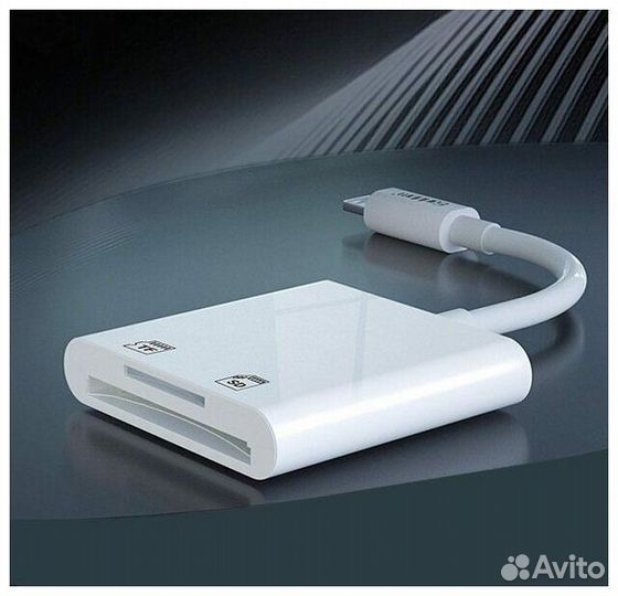 Переходник Kардридер Lightning на sd/micro sd