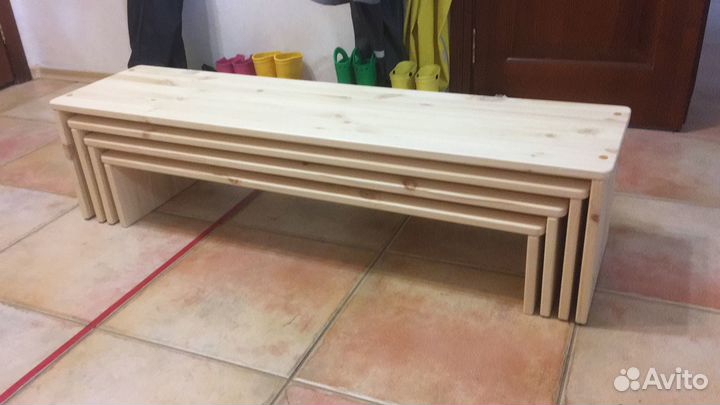 Детская скамейка лавочка