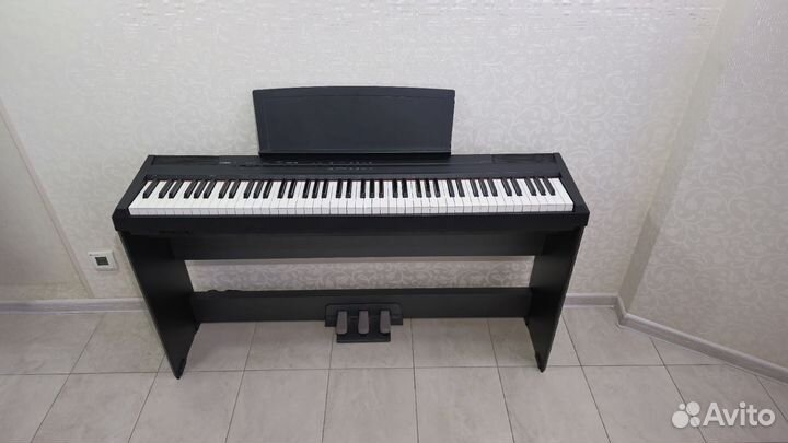 Цифровое пианино Yamaha P-105 (стойка+накидка)