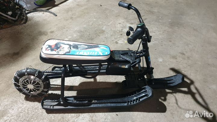 Электроснегокат для детей и взрослых снегокат