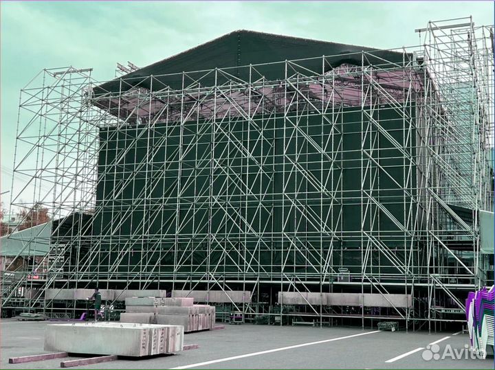 Продажа/аренда - строительные леса для сцен Layher