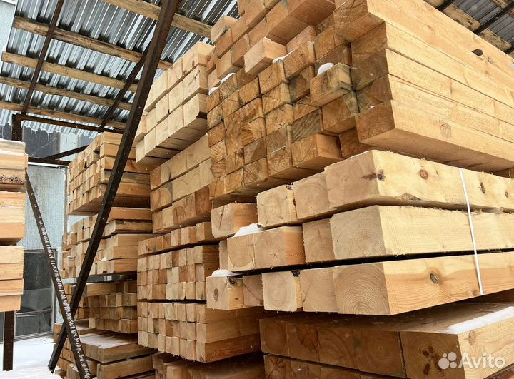 Доска обрезная 40х150х6000мм