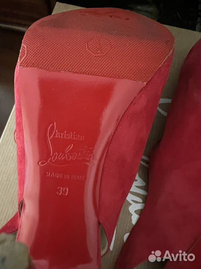 Босоножки christian louboutin 39