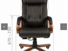 Кожанное кресло руководителя chairman 653 объявление продам