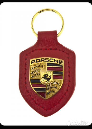 Брелок для ключа Porsche красный