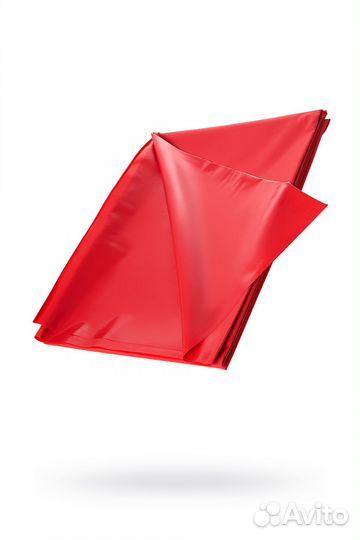 Простыня для секса Black&Red by toyfa Красная/Чёрн