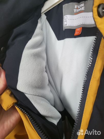 Куртка новая зимняя на мальчика 110