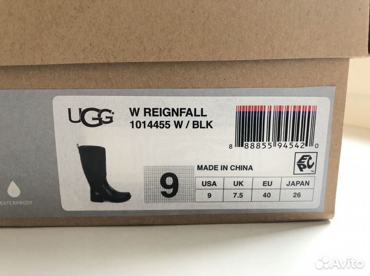 Сапоги Женские резиновые UGG